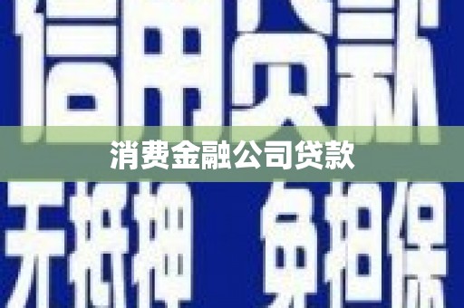 南庄消费金融公司贷款