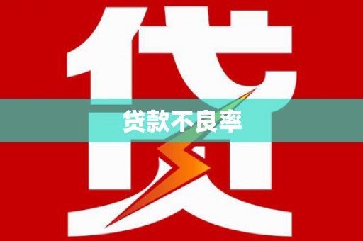 南庄贷款不良率