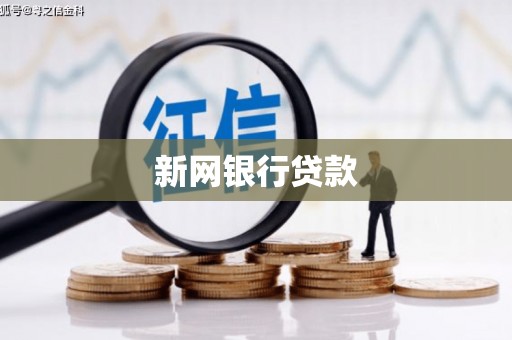 南庄新网银行贷款