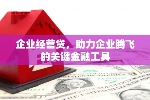 南庄企业经营贷，助力企业腾飞的关键金融工具