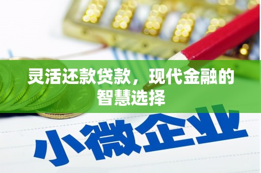 南庄灵活还款贷款，现代金融的智慧选择
