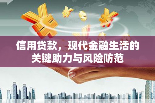 南庄信用贷款，现代金融生活的关键助力与风险防范