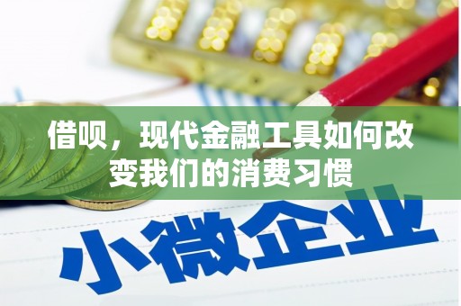 南庄借呗，现代金融工具如何改变我们的消费习惯