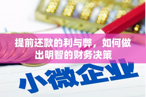 南庄提前还款的利与弊，如何做出明智的财务决策