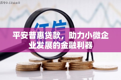 南庄平安普惠贷款，助力小微企业发展的金融利器