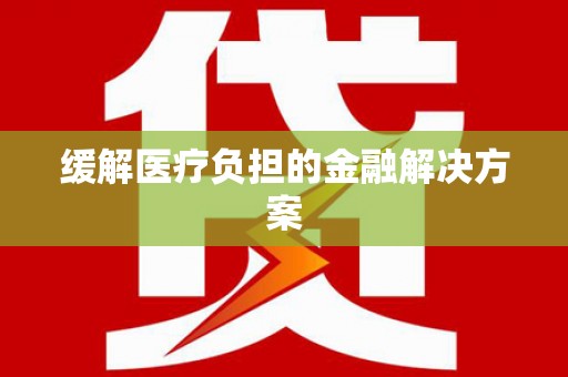 南庄缓解医疗负担的金融解决方案