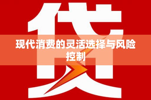 南庄现代消费的灵活选择与风险控制