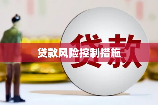 南庄贷款风险控制措施