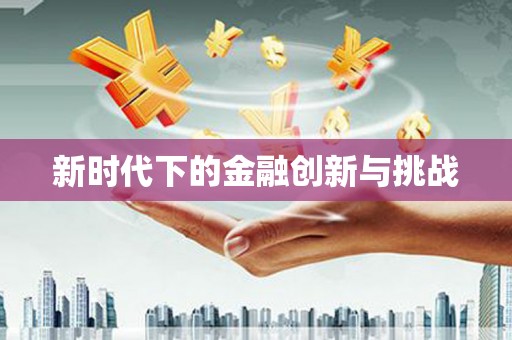 南庄新时代下的金融创新与挑战