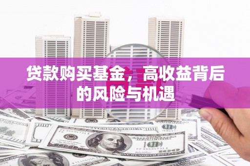 南庄贷款购买基金，高收益背后的风险与机遇